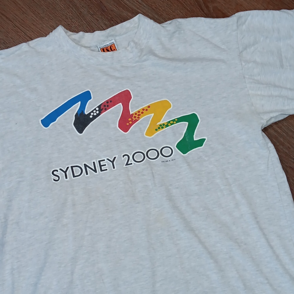 I.S.C. SYDNEY OLYMPICS 2000 SINGLE STITCH tshirt.   #5472